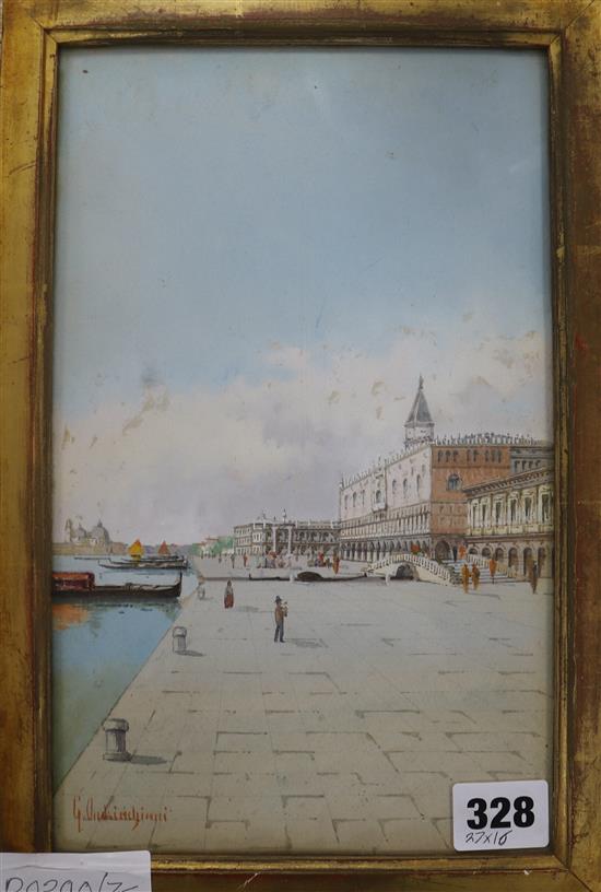 Italian School View of Venice 27 x 16cm